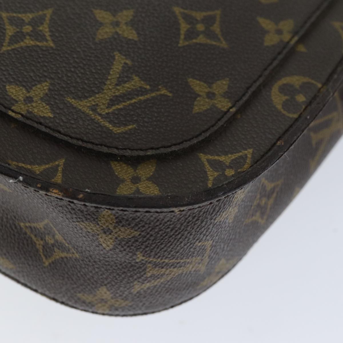 LOUIS VUITTON Monogram Saint Cloud GM Shoulder Bag M51242 LV Auth 75472