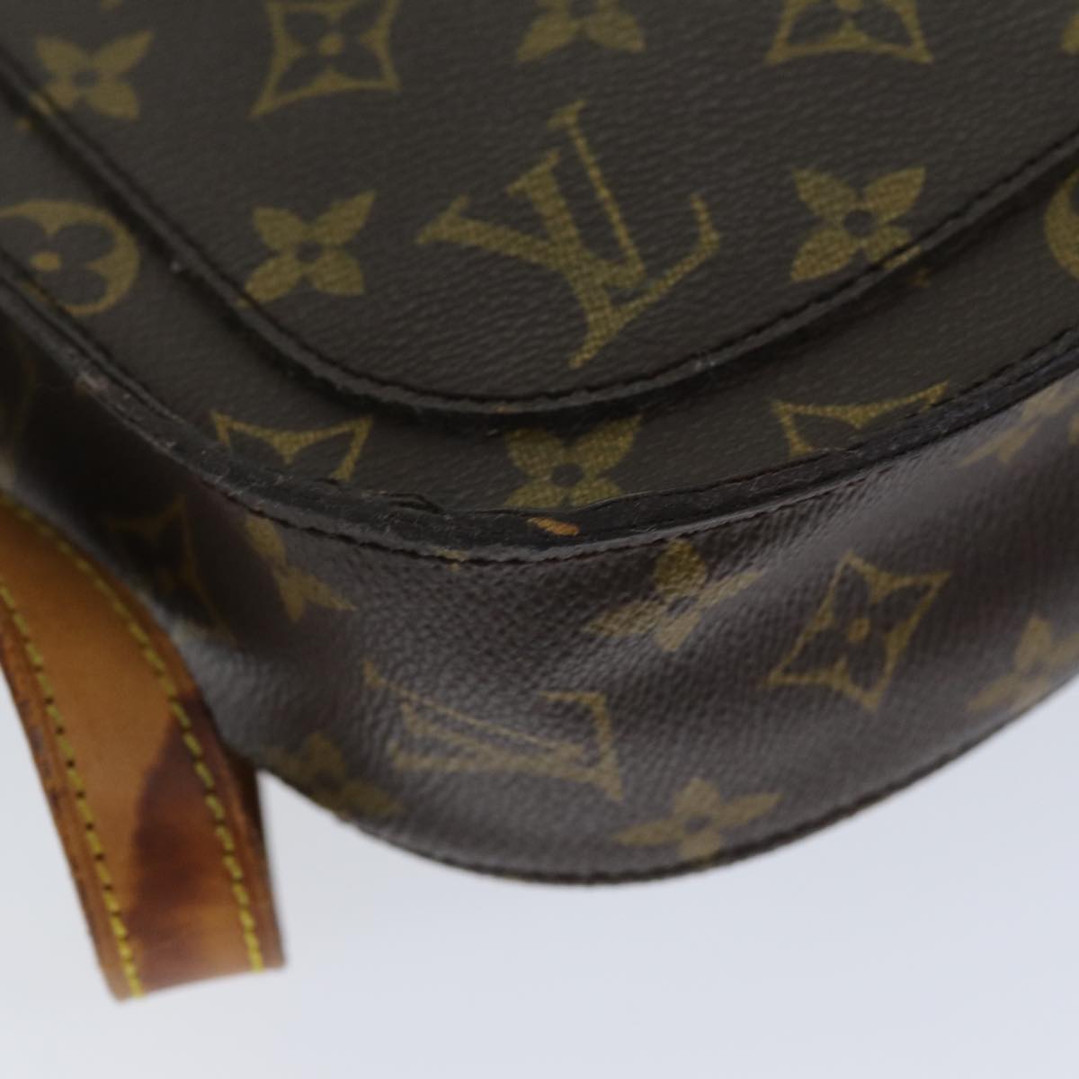 LOUIS VUITTON Monogram Saint Cloud GM Shoulder Bag M51242 LV Auth 75472