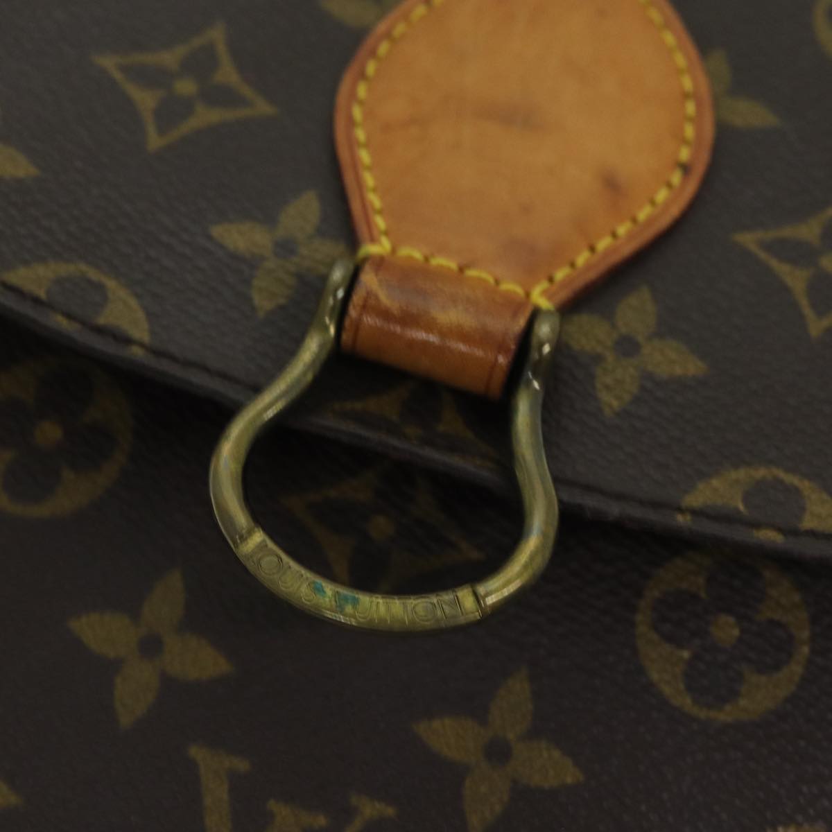 LOUIS VUITTON Monogram Saint Cloud GM Shoulder Bag M51242 LV Auth 75472