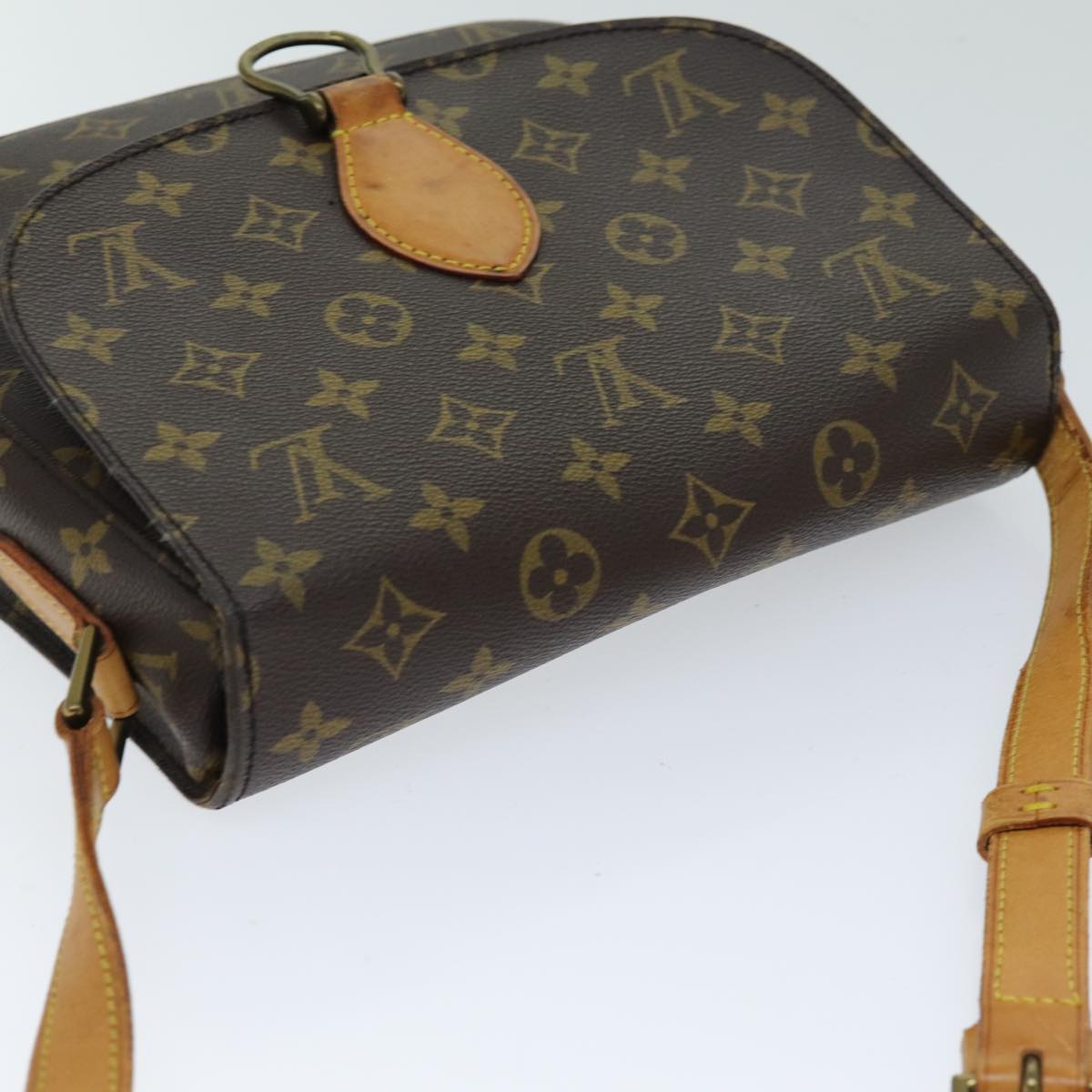 LOUIS VUITTON Monogram Saint Cloud GM Shoulder Bag M51242 LV Auth 75472