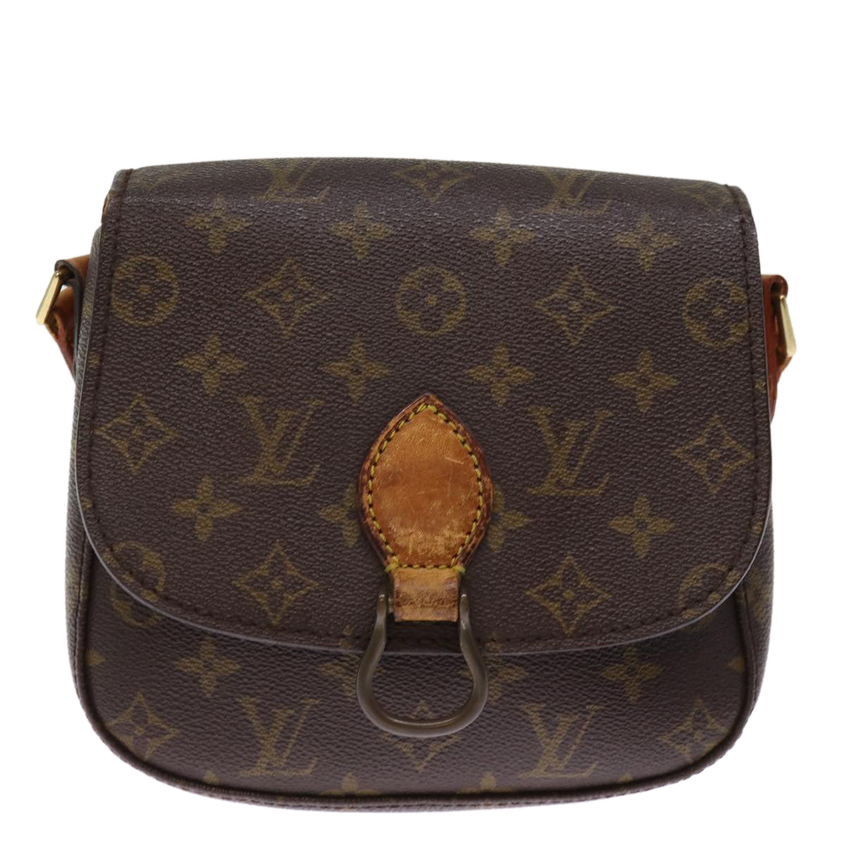 LOUIS VUITTON Monogram Saint Cloud MM Shoulder Bag Vintage M51243 LV Auth 75473