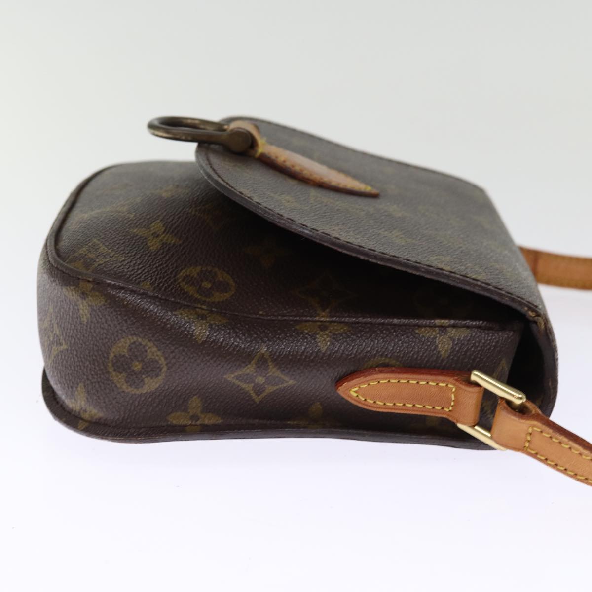 LOUIS VUITTON Monogram Saint Cloud MM Shoulder Bag Vintage M51243 LV Auth 75473