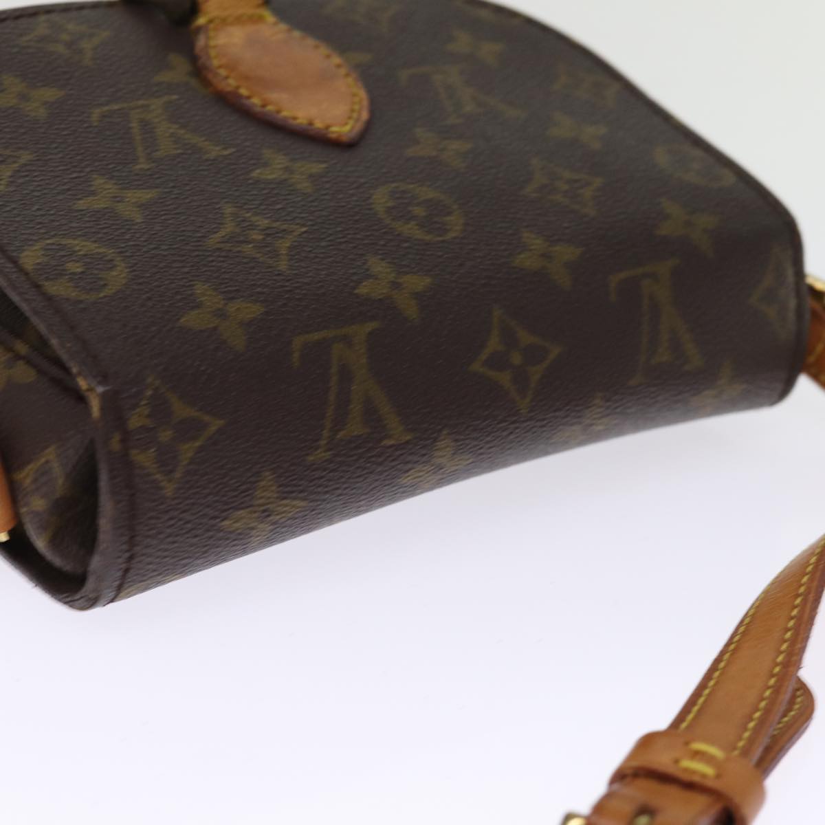 LOUIS VUITTON Monogram Saint Cloud MM Shoulder Bag Vintage M51243 LV Auth 75473