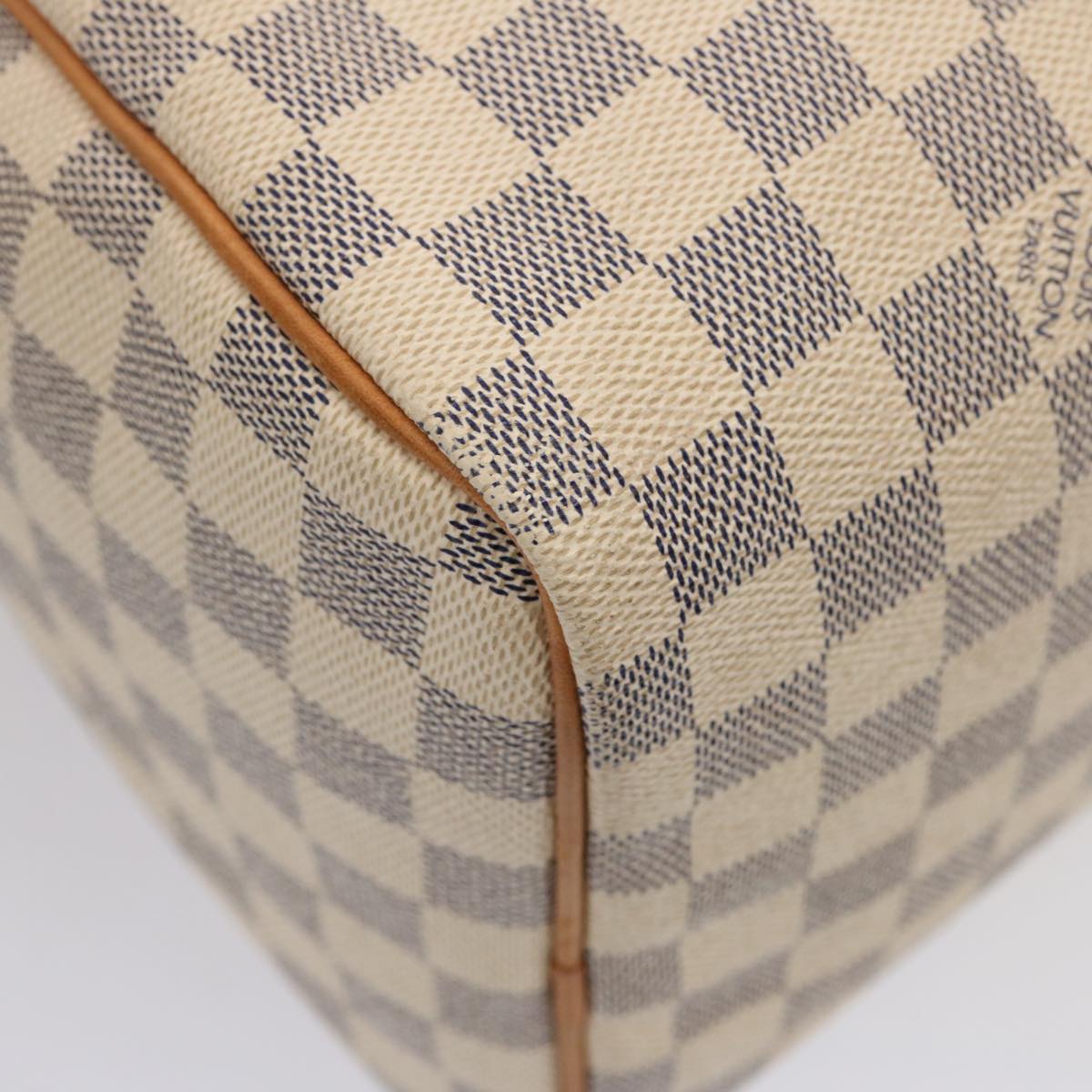 LOUIS VUITTON Damier Azur Speedy 30 Hand Bag N41533 LV Auth 75484