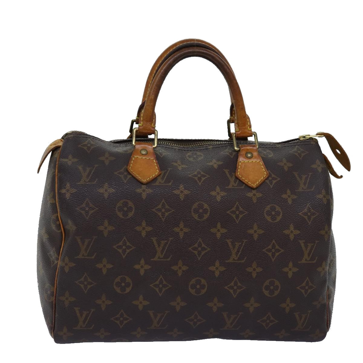 LOUIS VUITTON Monogram Speedy 30 Hand Bag M41526 LV Auth 75485