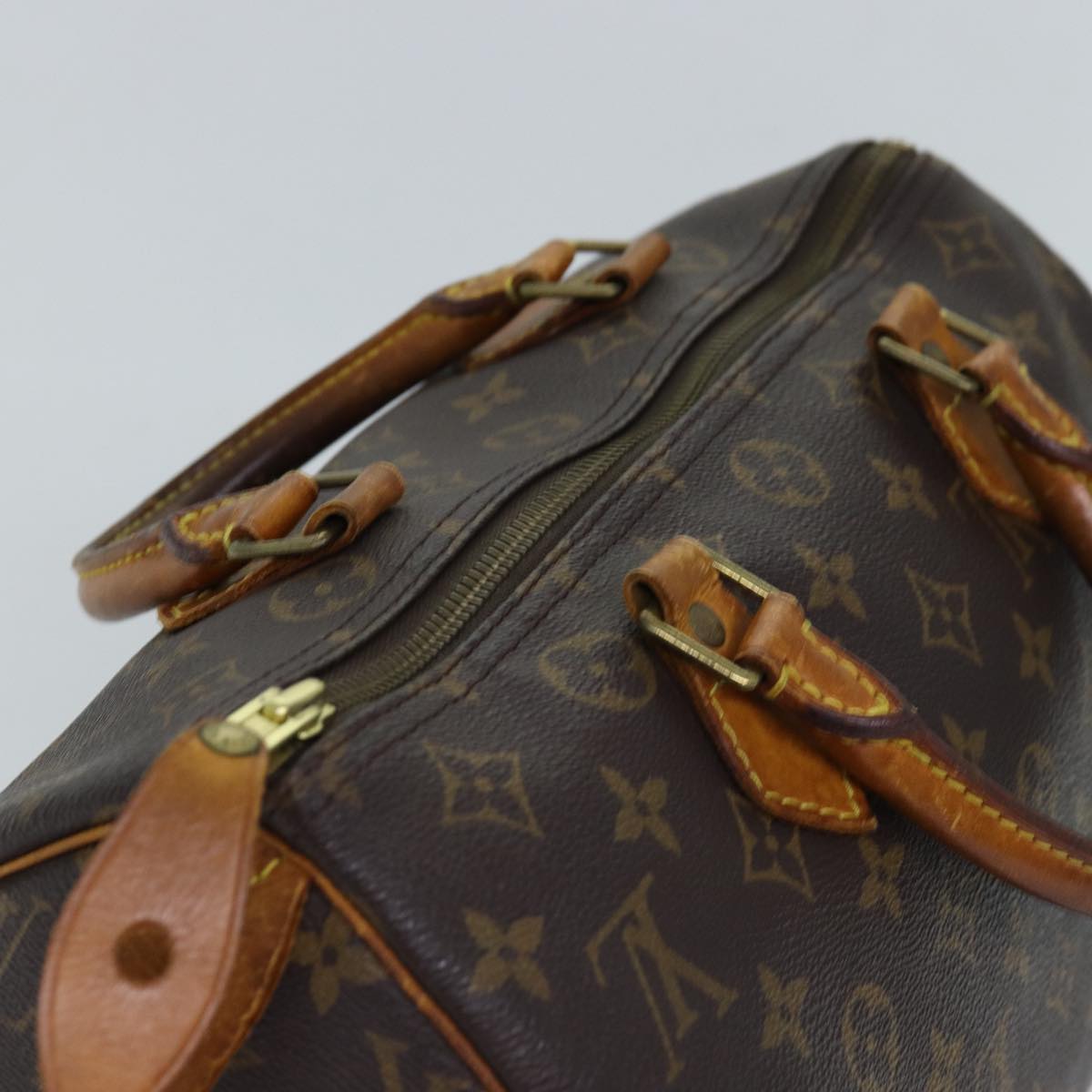 LOUIS VUITTON Monogram Speedy 30 Hand Bag M41526 LV Auth 75485