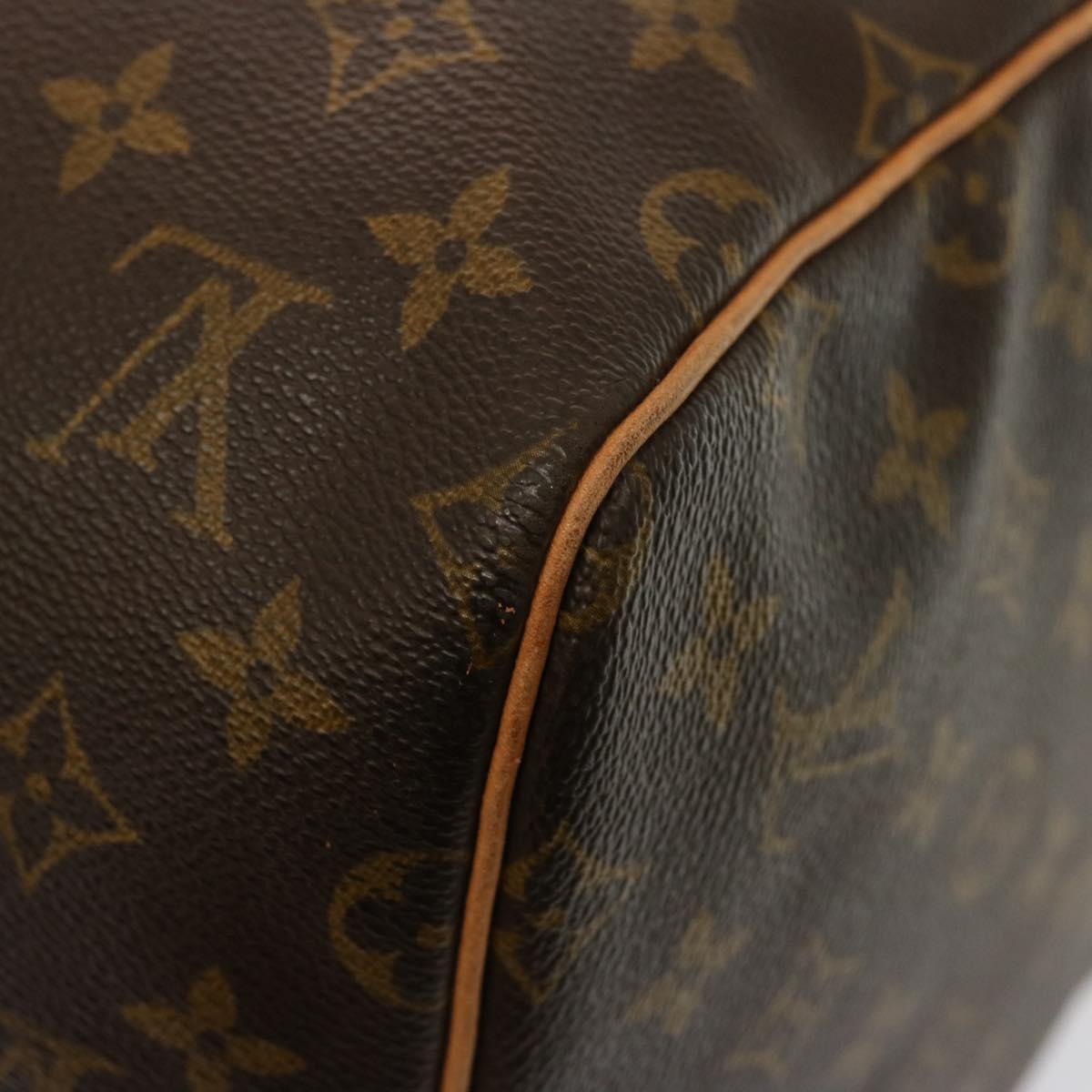 LOUIS VUITTON Monogram Keepall 55 Boston Bag M41424 LV Auth 75490