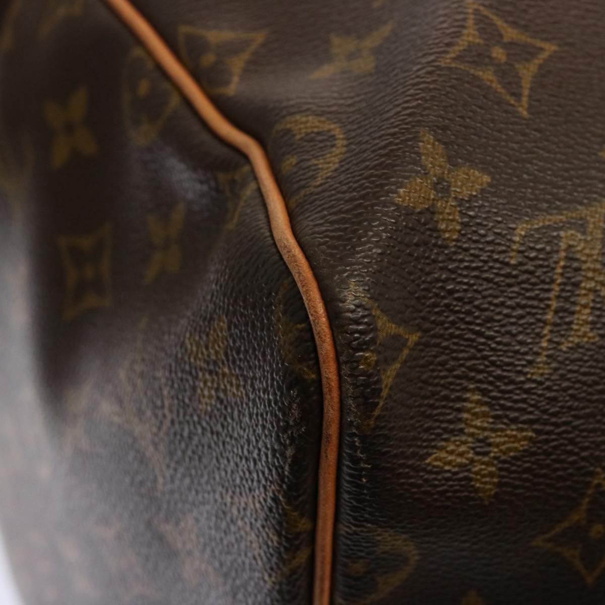 LOUIS VUITTON Monogram Keepall 55 Boston Bag M41424 LV Auth 75490