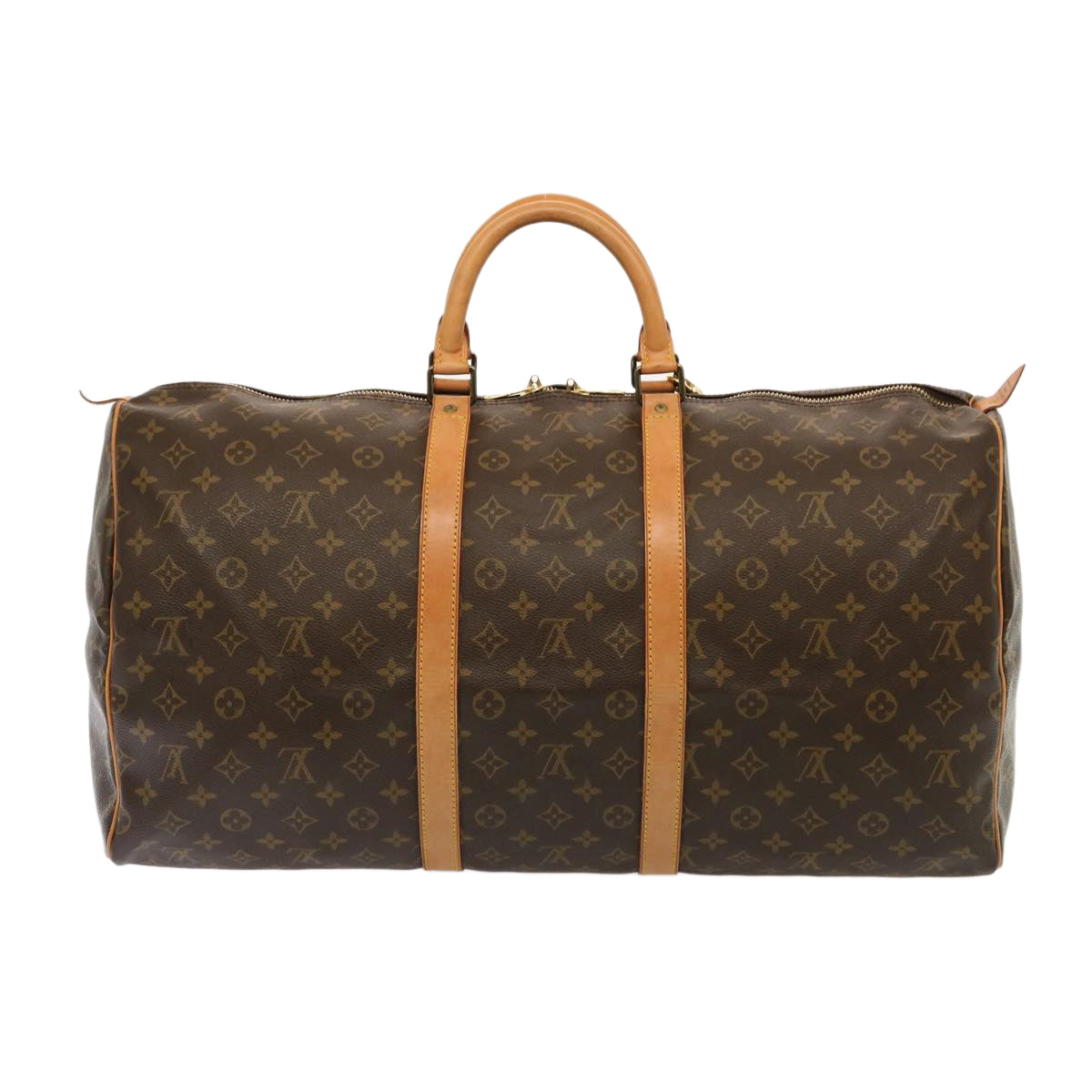 LOUIS VUITTON Monogram Keepall 55 Boston Bag M41424 LV Auth 75490 - 0