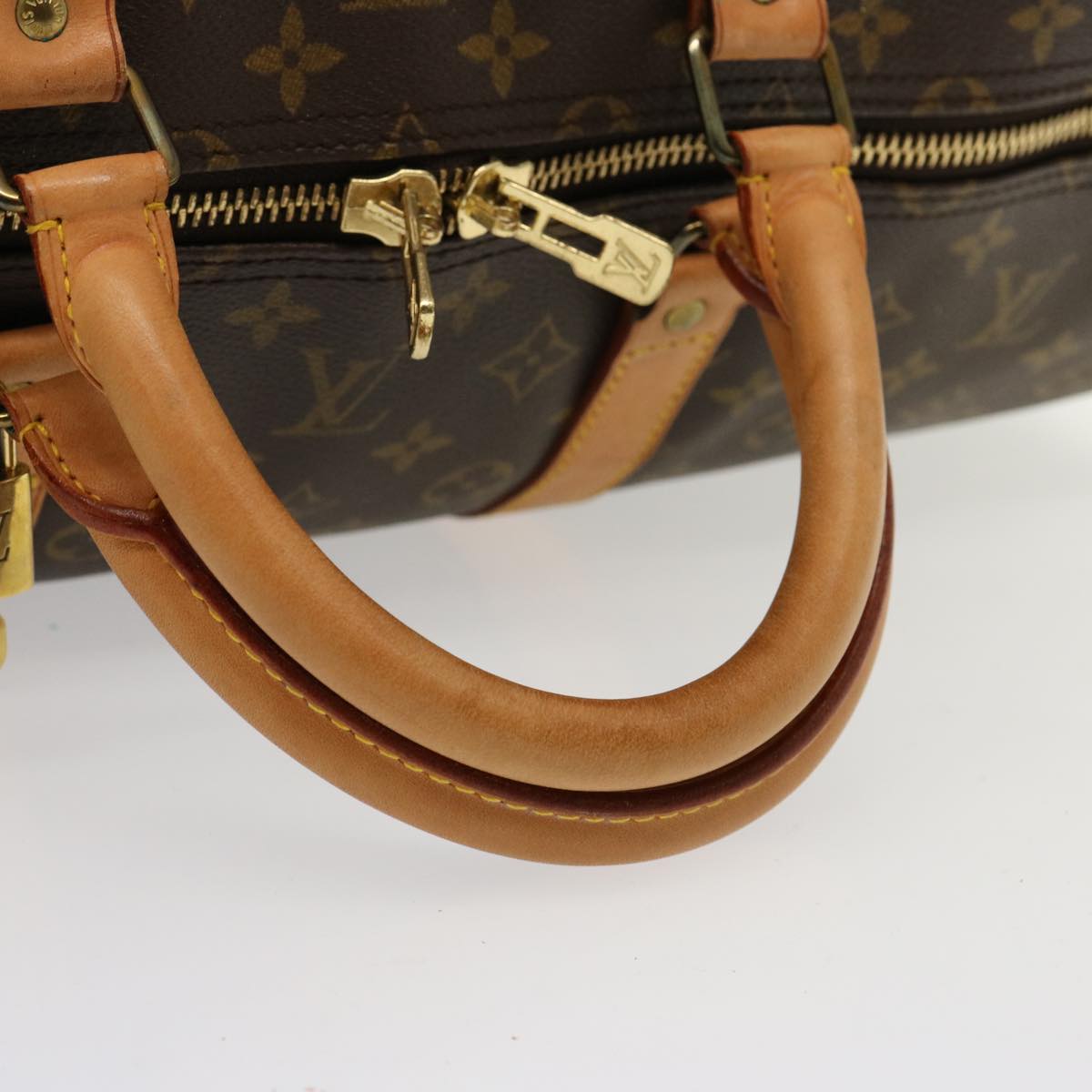 LOUIS VUITTON Monogram Keepall 55 Boston Bag M41424 LV Auth 75490