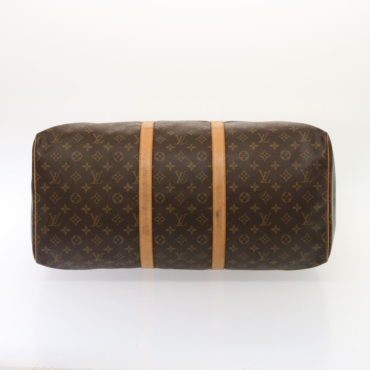 LOUIS VUITTON Monogram Keepall 55 Boston Bag M41424 LV Auth 75490