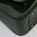 GUCCI Hand Bag Leather Green 000 2058 0307 Auth 75505-16