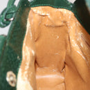 GUCCI Hand Bag Leather Green 000 2058 0307 Auth 75505-21