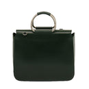 GUCCI Hand Bag Leather Green 000 2058 0307 Auth 75505-2