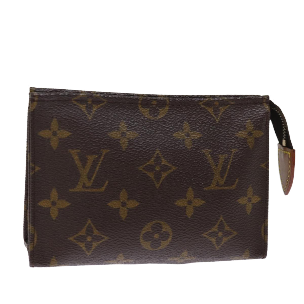 LOUIS VUITTON Monogram Poche Toilette 15 Pouch M47546 LV Auth 75511