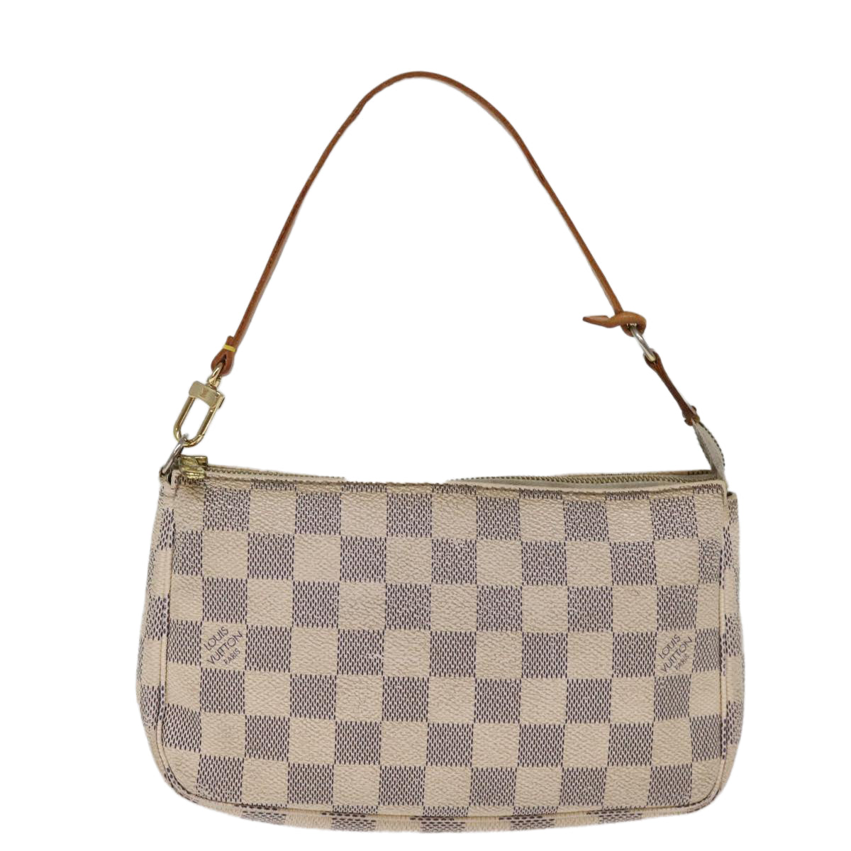 LOUIS VUITTON Damier Azur Pochette Accessoires Pouch N51986 LV Auth 75513