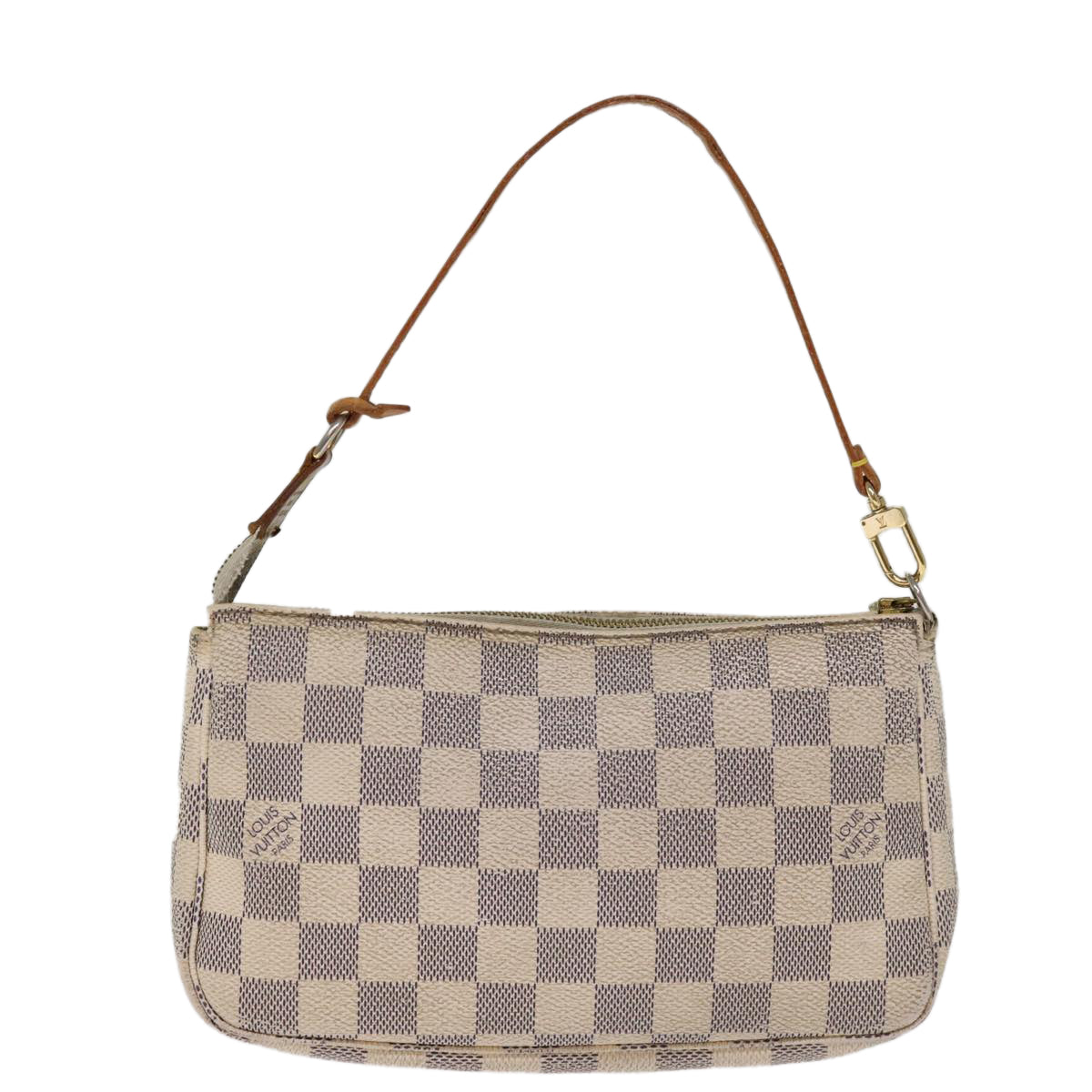 LOUIS VUITTON Damier Azur Pochette Accessoires Pouch N51986 LV Auth 75513 - 0