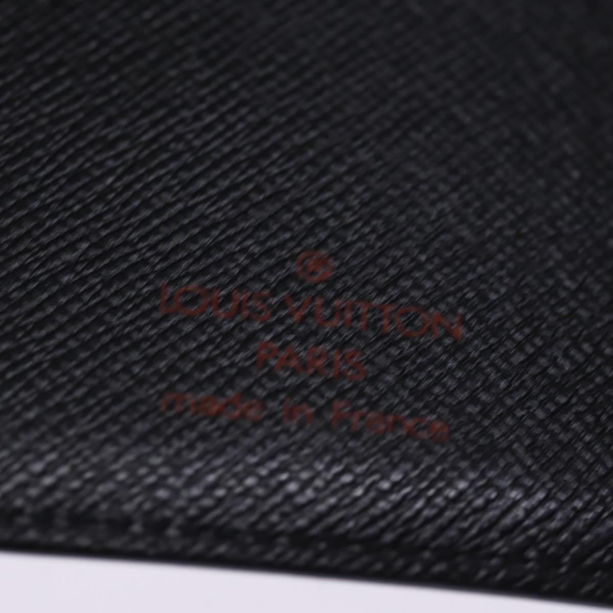 LOUIS VUITTON Epi Agenda MM Day Planner Cover Black R20042 LV Auth 75520