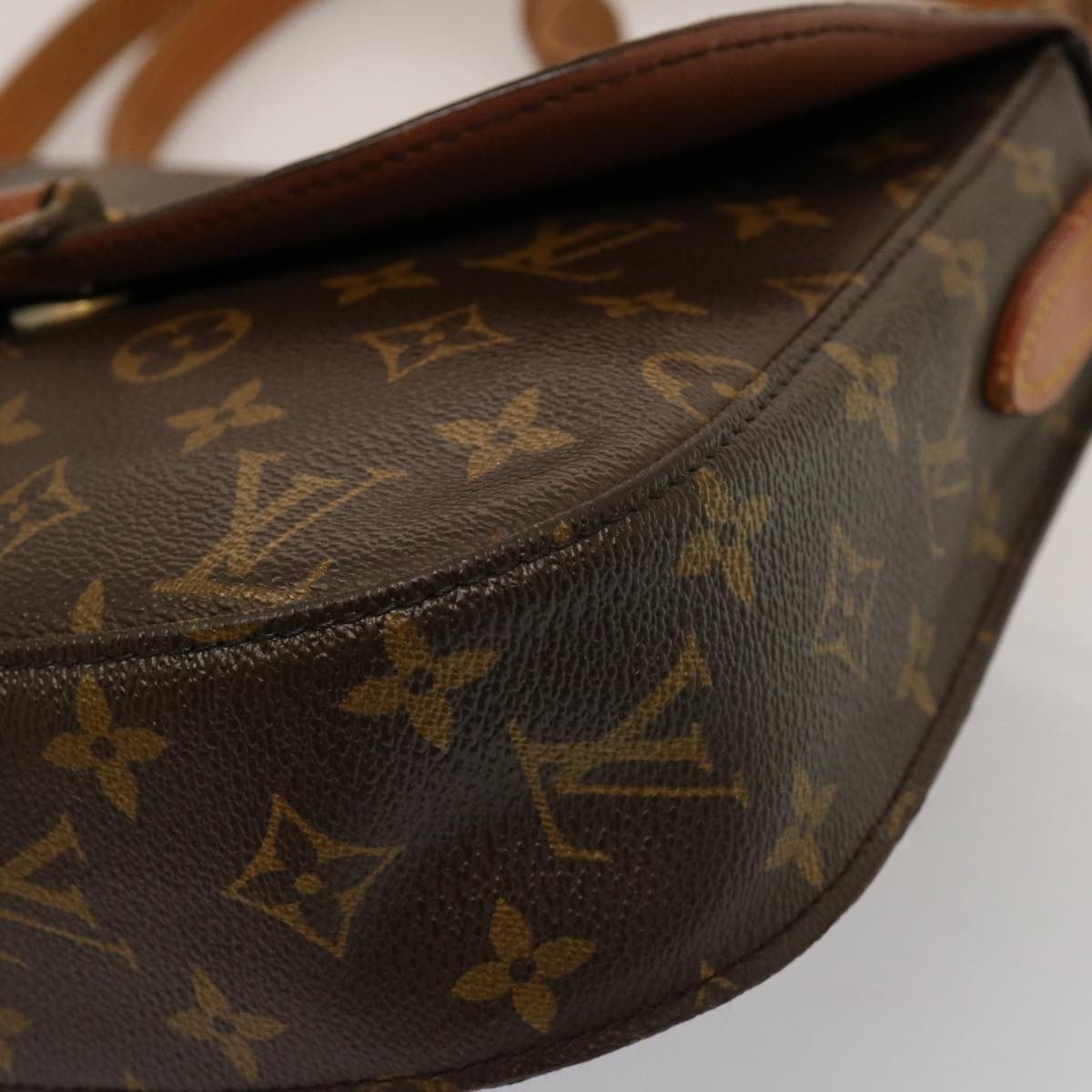 LOUIS VUITTON Monogram Saint Cloud GM Shoulder Bag M51242 LV Auth 75523