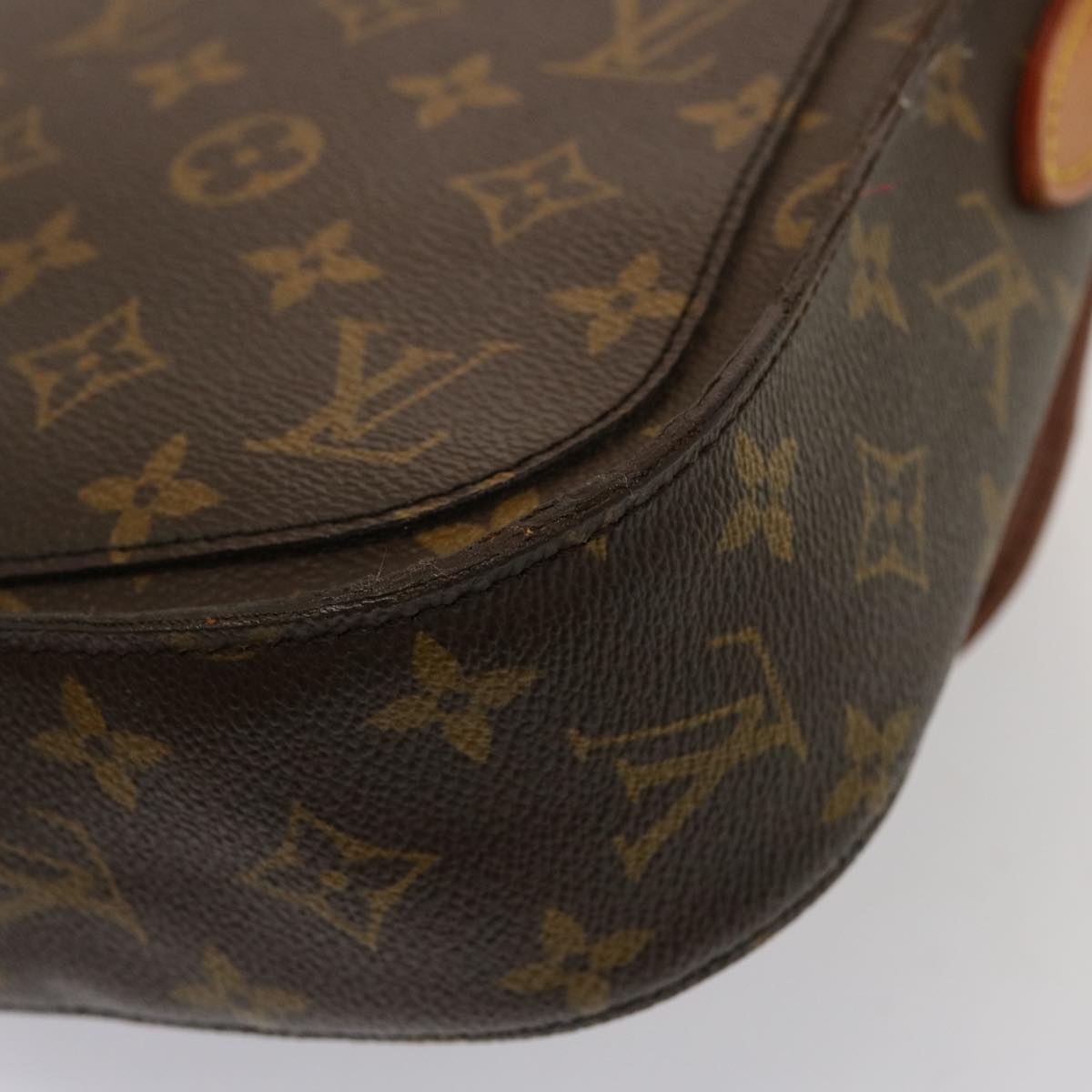 LOUIS VUITTON Monogram Saint Cloud GM Shoulder Bag M51242 LV Auth 75523