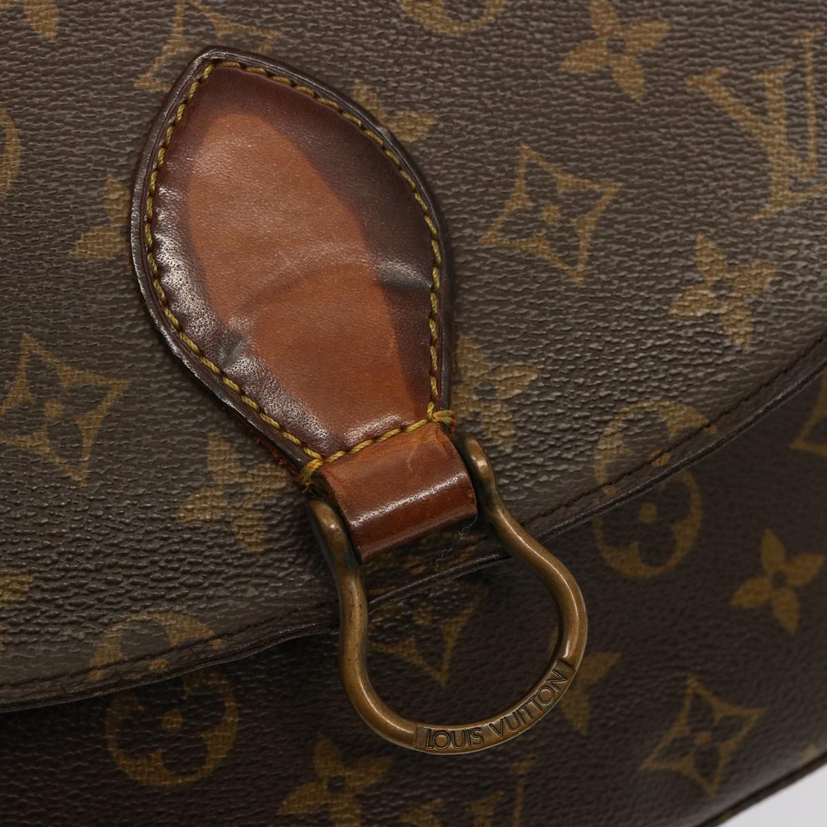 LOUIS VUITTON Monogram Saint Cloud GM Shoulder Bag M51242 LV Auth 75523