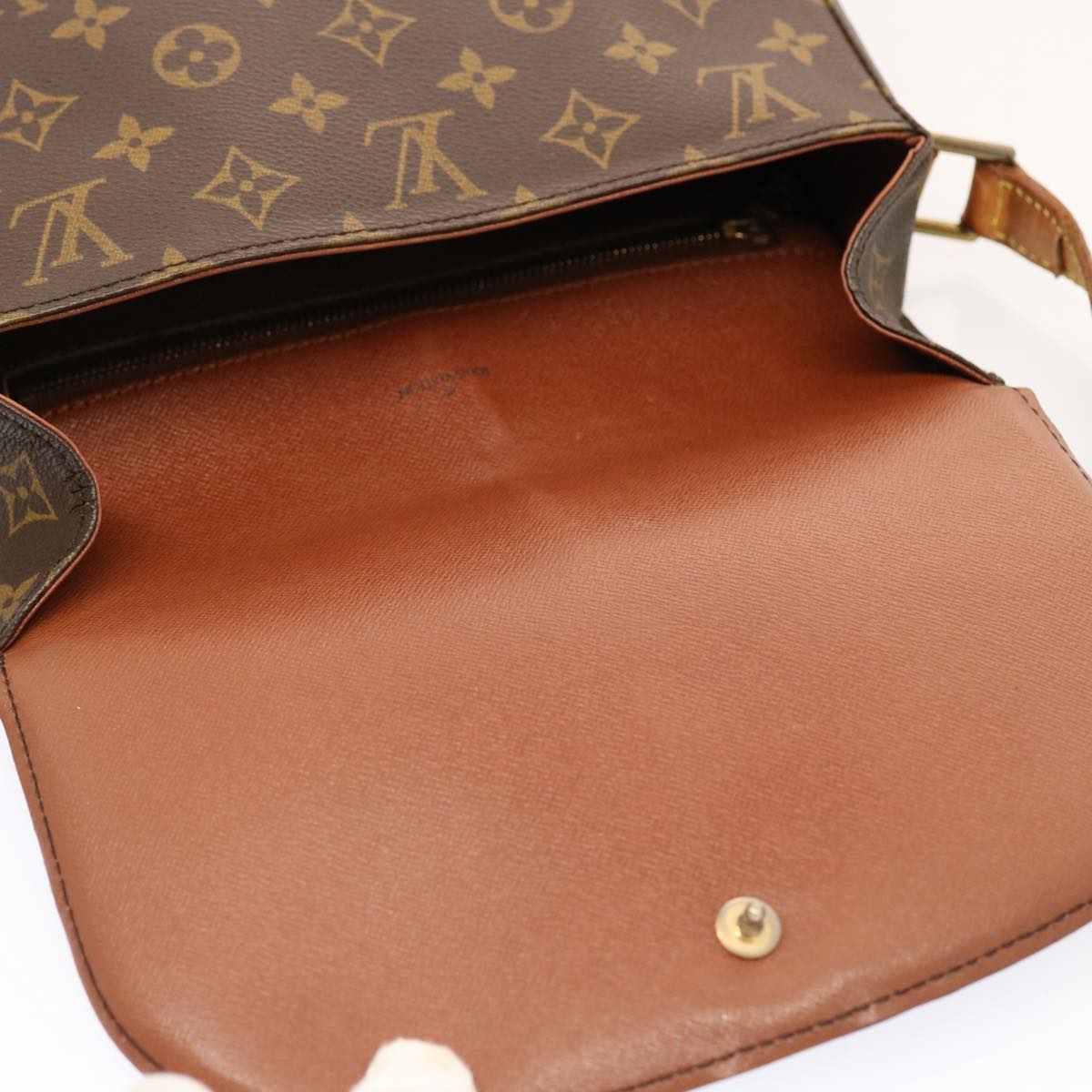 LOUIS VUITTON Monogram Saint Cloud GM Shoulder Bag M51242 LV Auth 75523