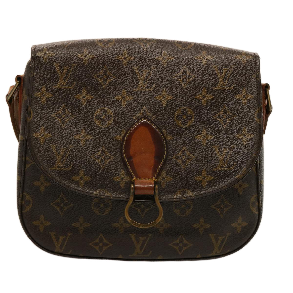 LOUIS VUITTON Monogram Saint Cloud GM Shoulder Bag M51242 LV Auth 75523