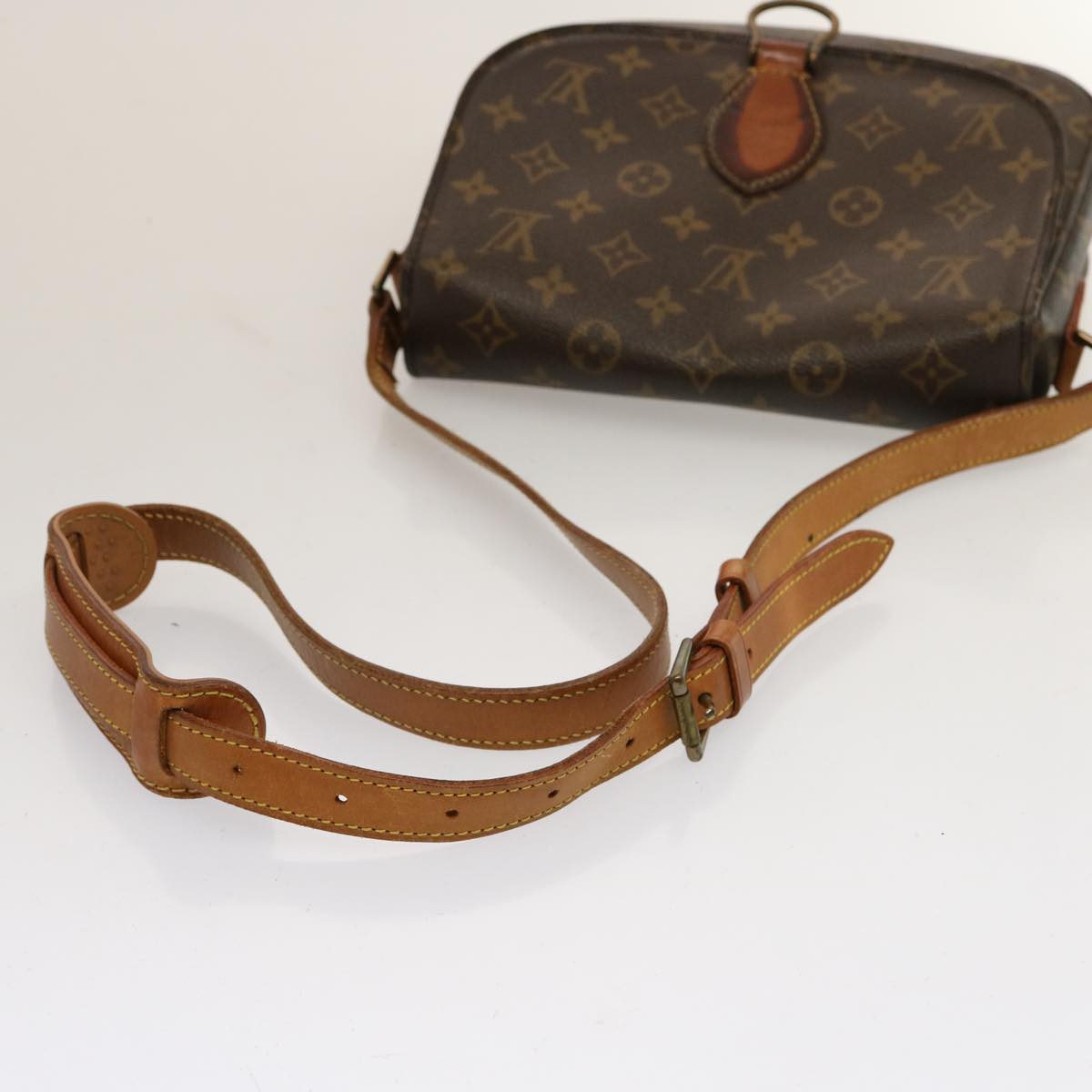 LOUIS VUITTON Monogram Saint Cloud GM Shoulder Bag M51242 LV Auth 75523