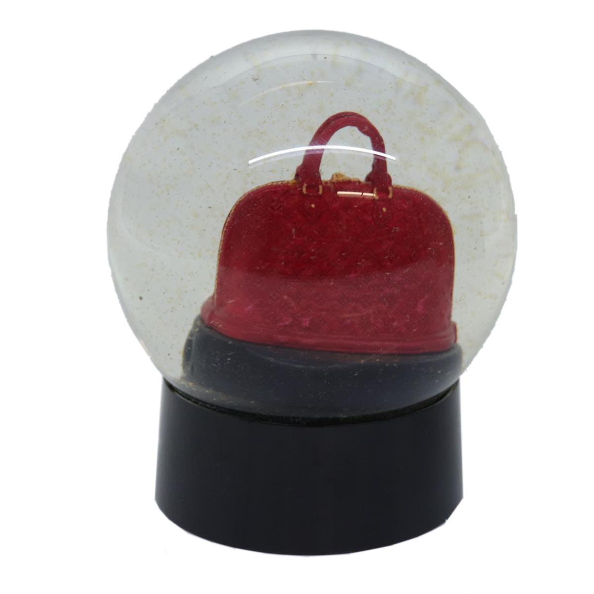 LOUIS VUITTON Snow Globe Alma VIP Limited Clear Red LV Auth 75530 - 0