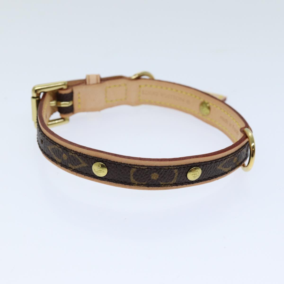 LOUIS VUITTON Monogram Collar Dog Collar Dog Leash LV Auth 75532 - 0