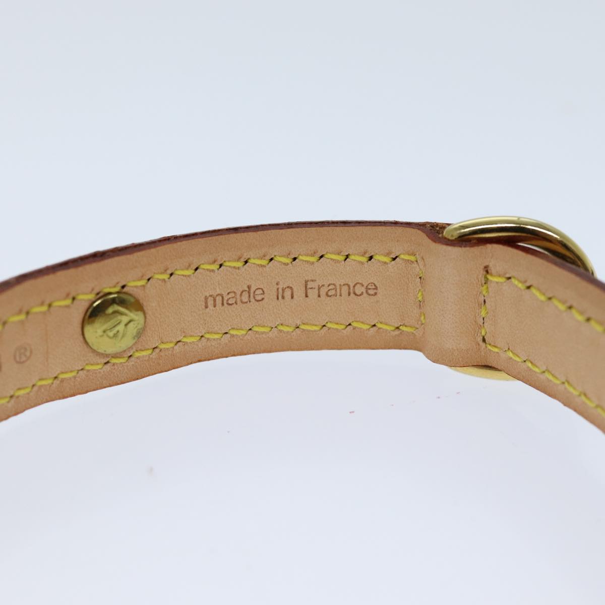 LOUIS VUITTON Monogram Collar Dog Collar Dog Leash LV Auth 75532