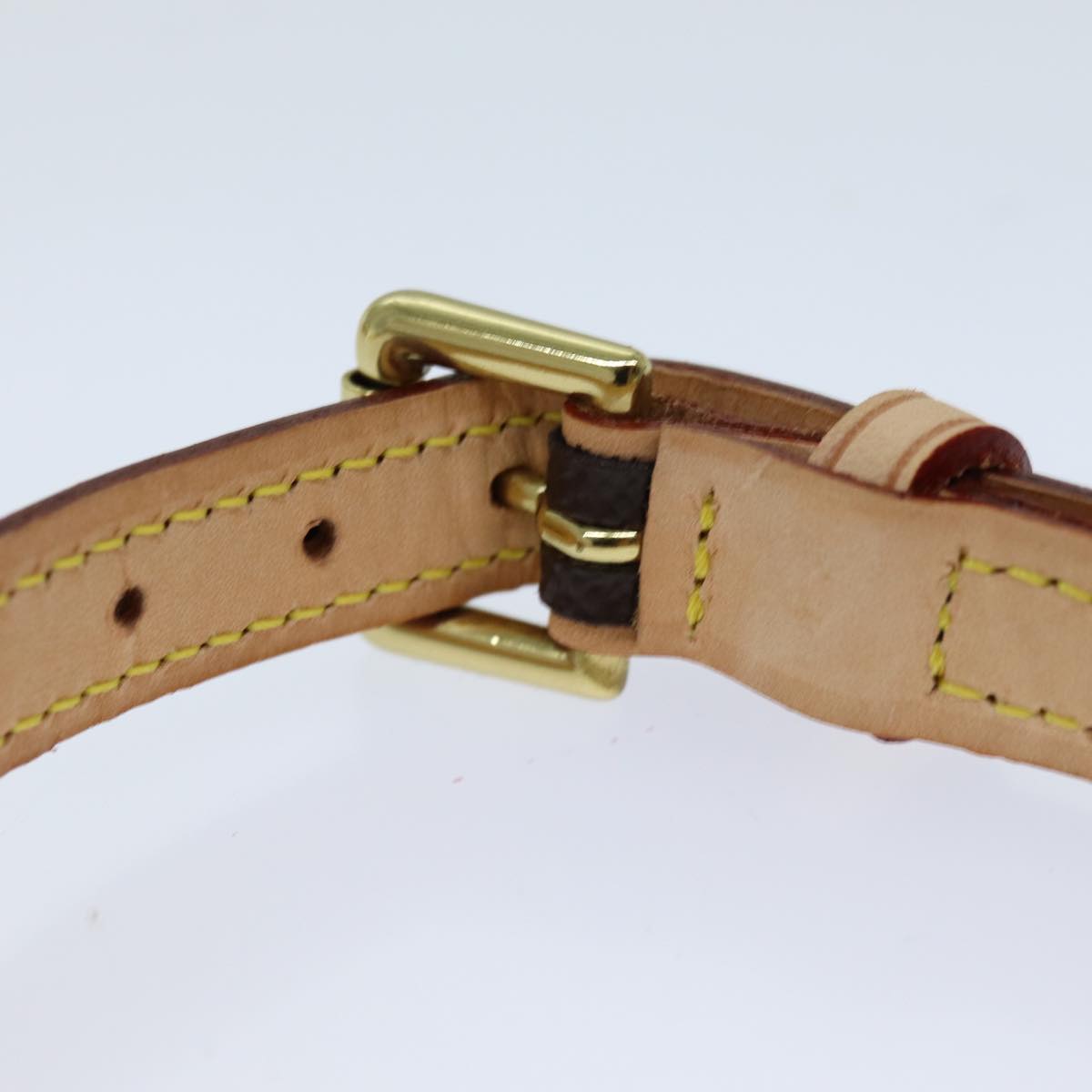 LOUIS VUITTON Monogram Collar Dog Collar Dog Leash LV Auth 75532