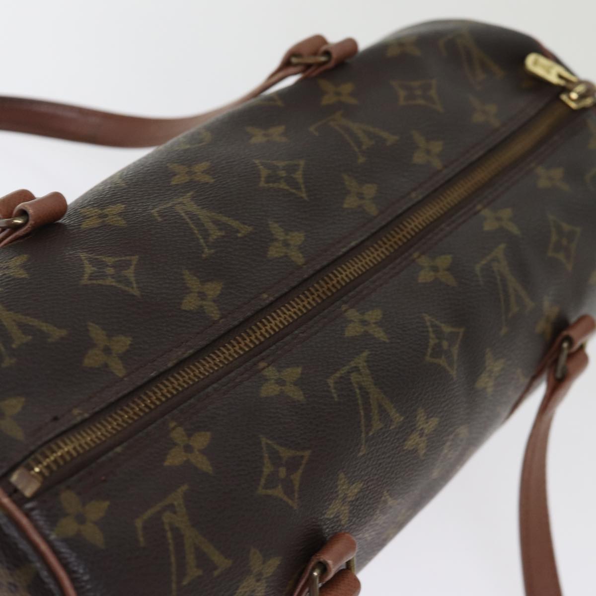 LOUIS VUITTON Monogram Papillon 30 Hand Bag M51385 LV Auth 75535