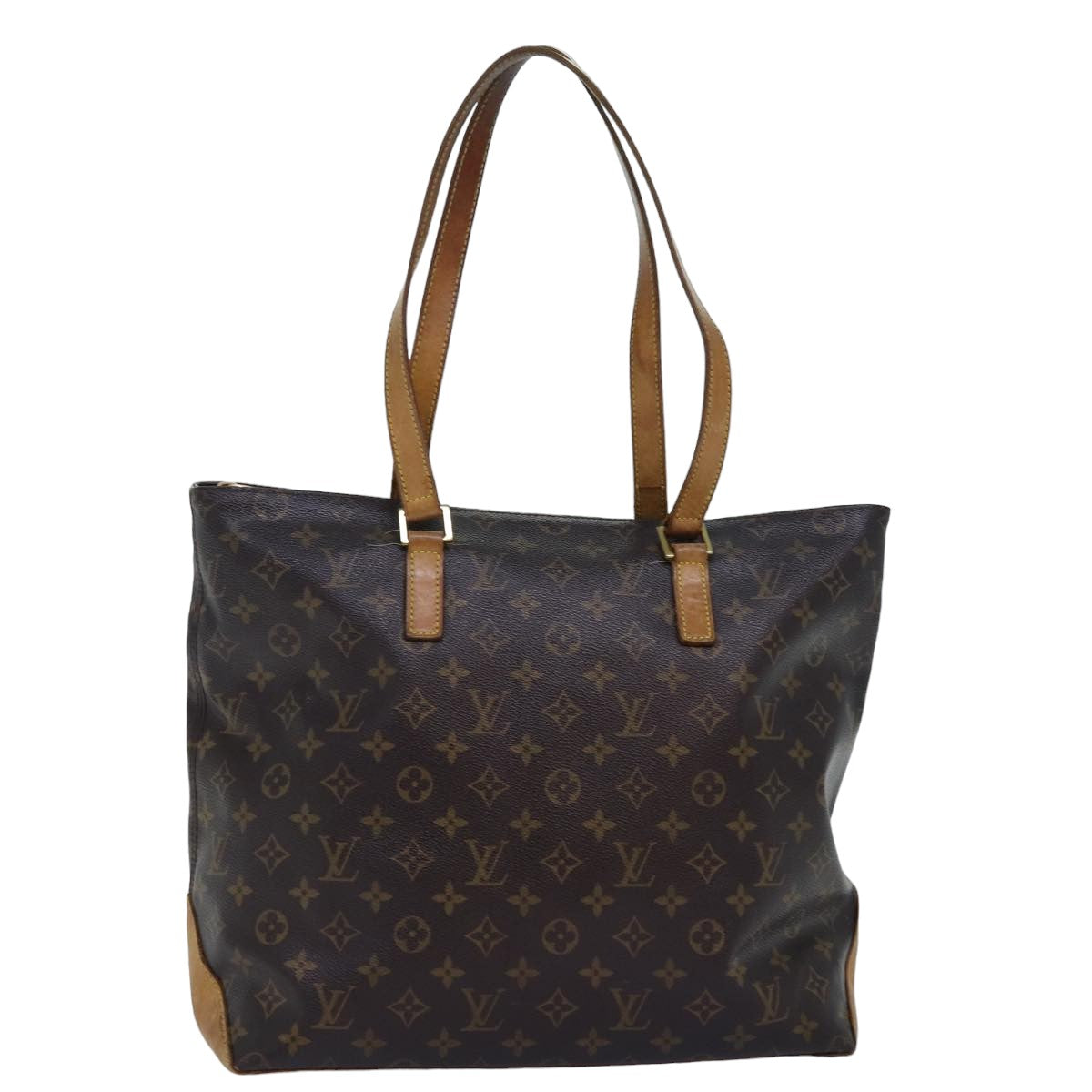 LOUIS VUITTON Monogram Cabas Mezzo Tote Bag M51151 LV Auth 75547