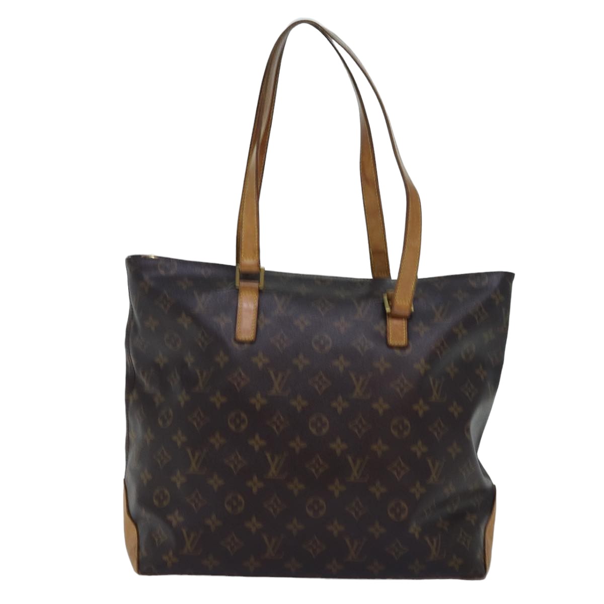 LOUIS VUITTON Monogram Cabas Mezzo Tote Bag M51151 LV Auth 75547