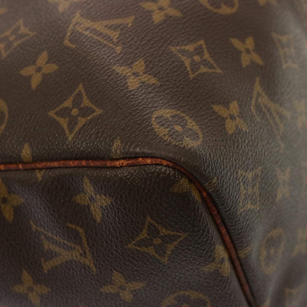 LOUIS VUITTON Monogram Keepall 50 Boston Bag M41426 LV Auth 75561