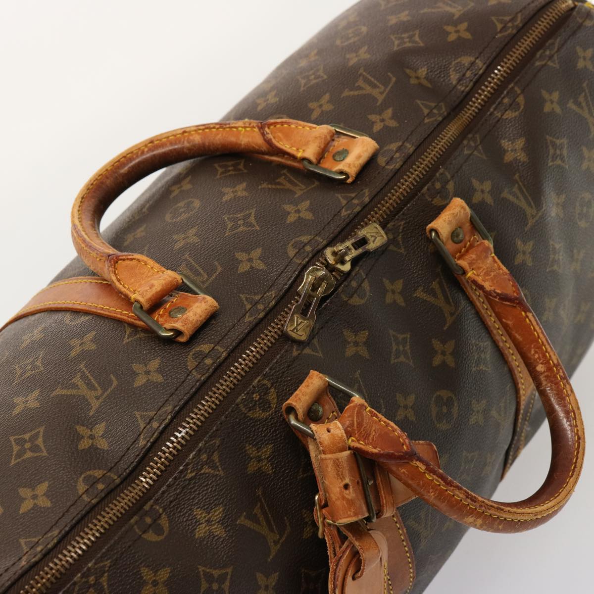 LOUIS VUITTON Monogram Keepall 50 Boston Bag M41426 LV Auth 75561