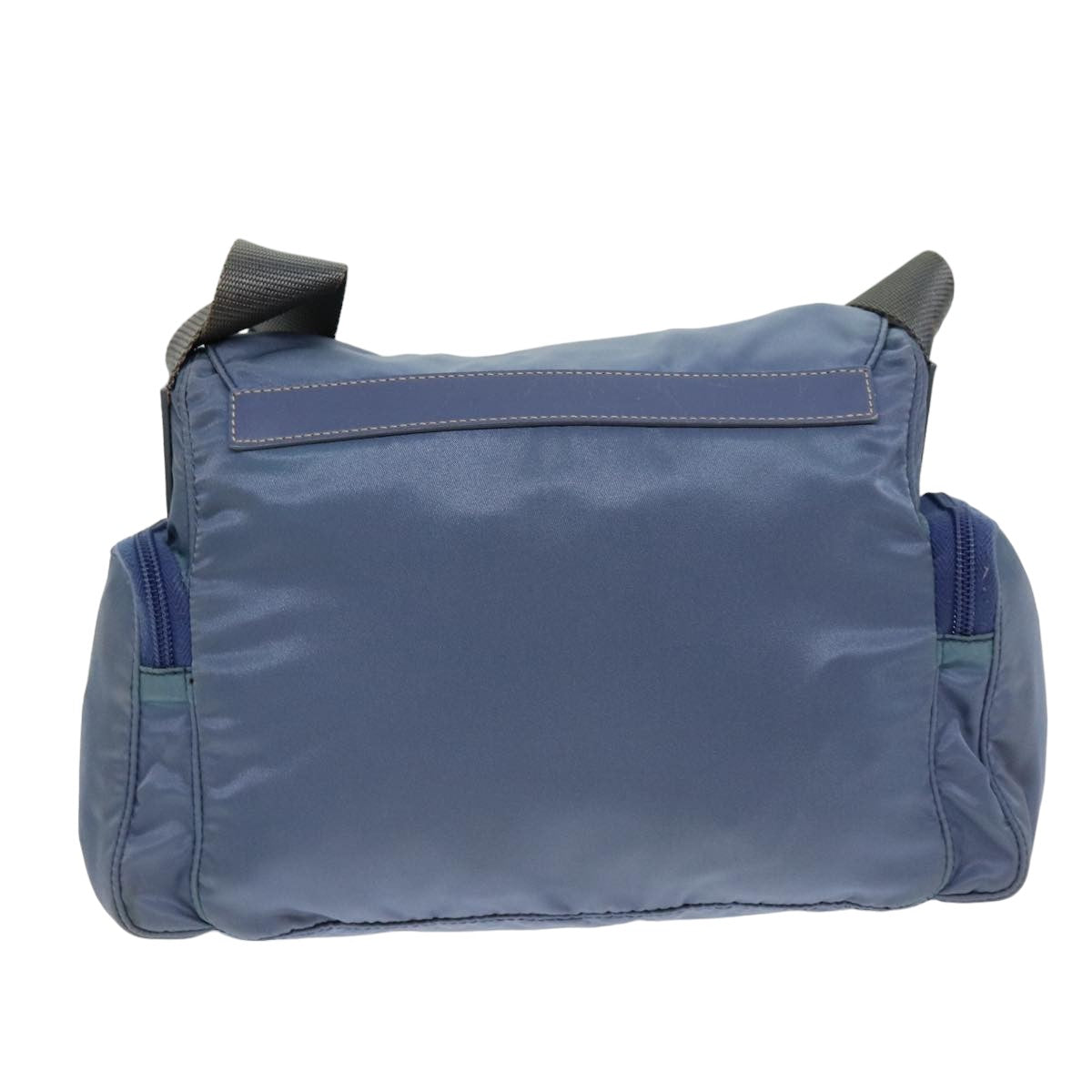 PRADA Shoulder Bag Nylon Blue Auth 75575 - 0