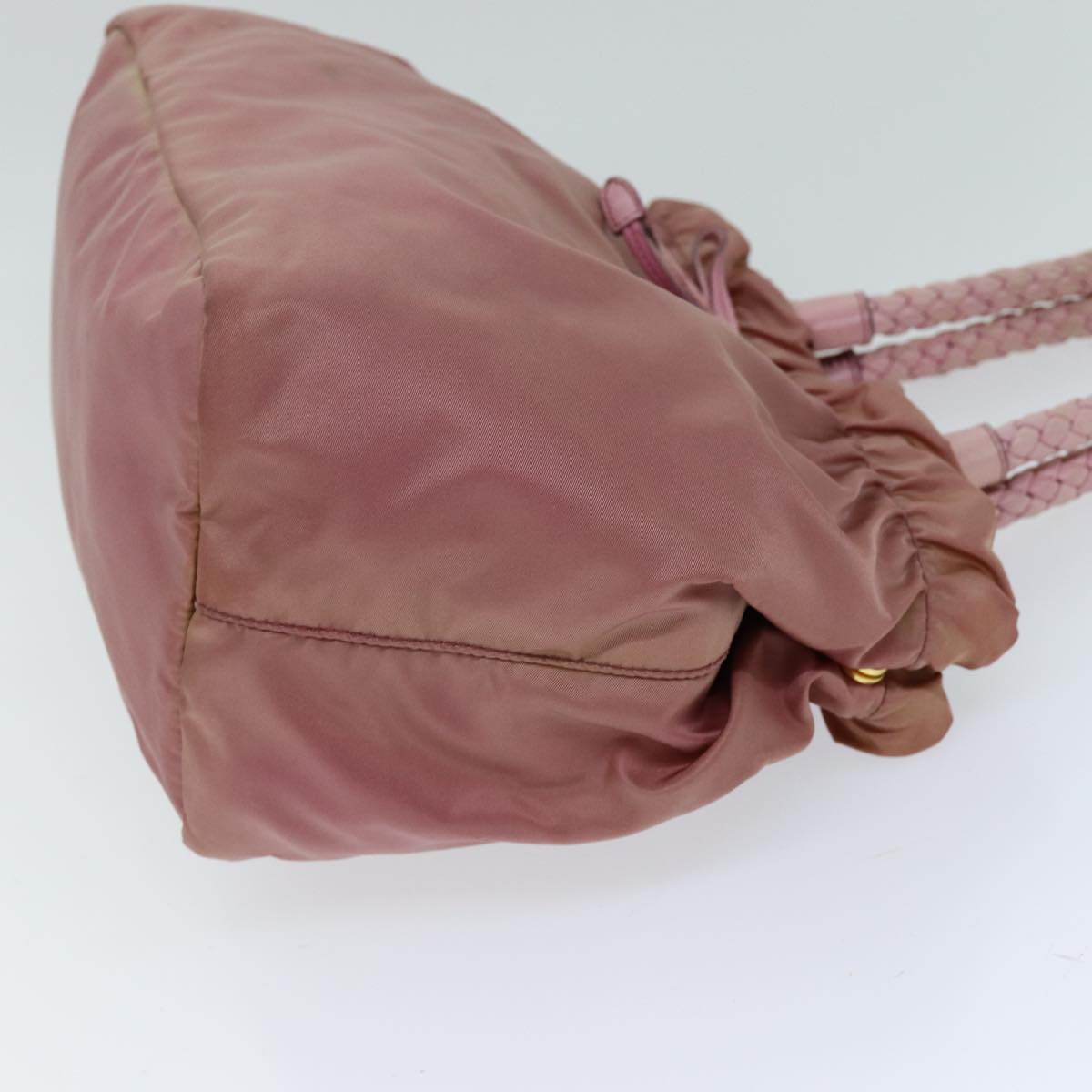 PRADA Hand Bag Nylon 2way Pink Auth 75584