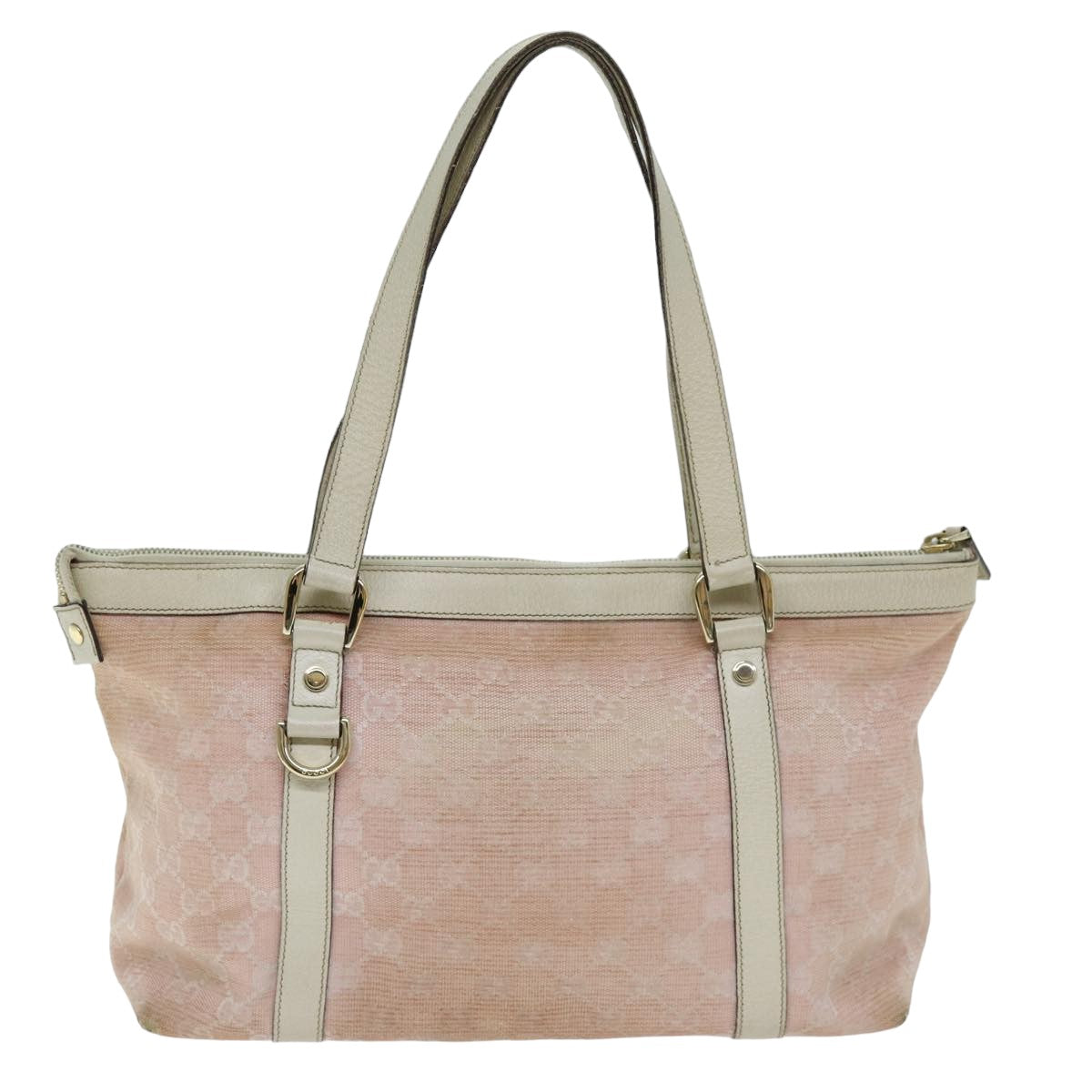 GUCCI GG Canvas Tote Bag Pink 141470 Auth 75591 - 0
