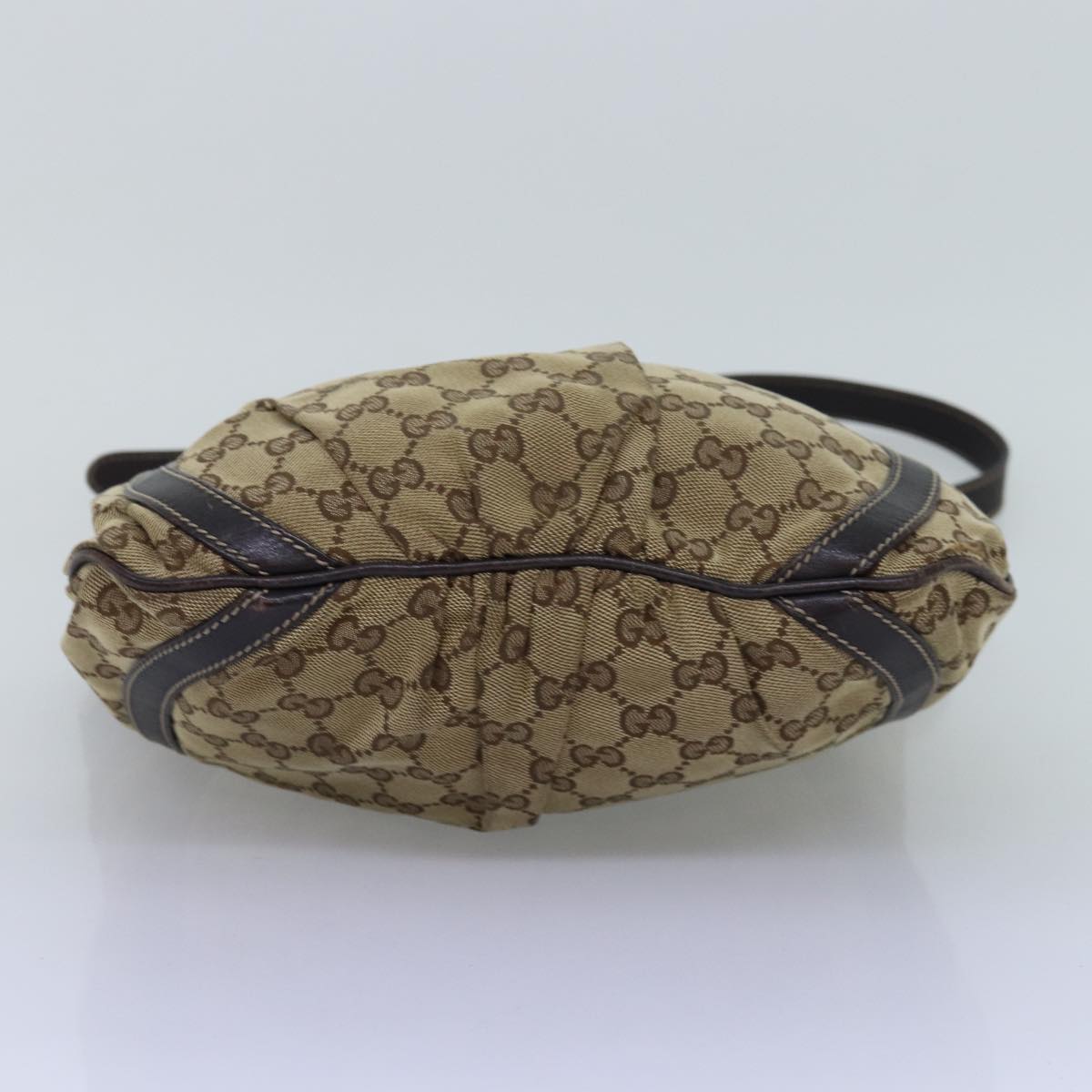 GUCCI GG Canvas Shoulder Bag Beige 203257 Auth 75598