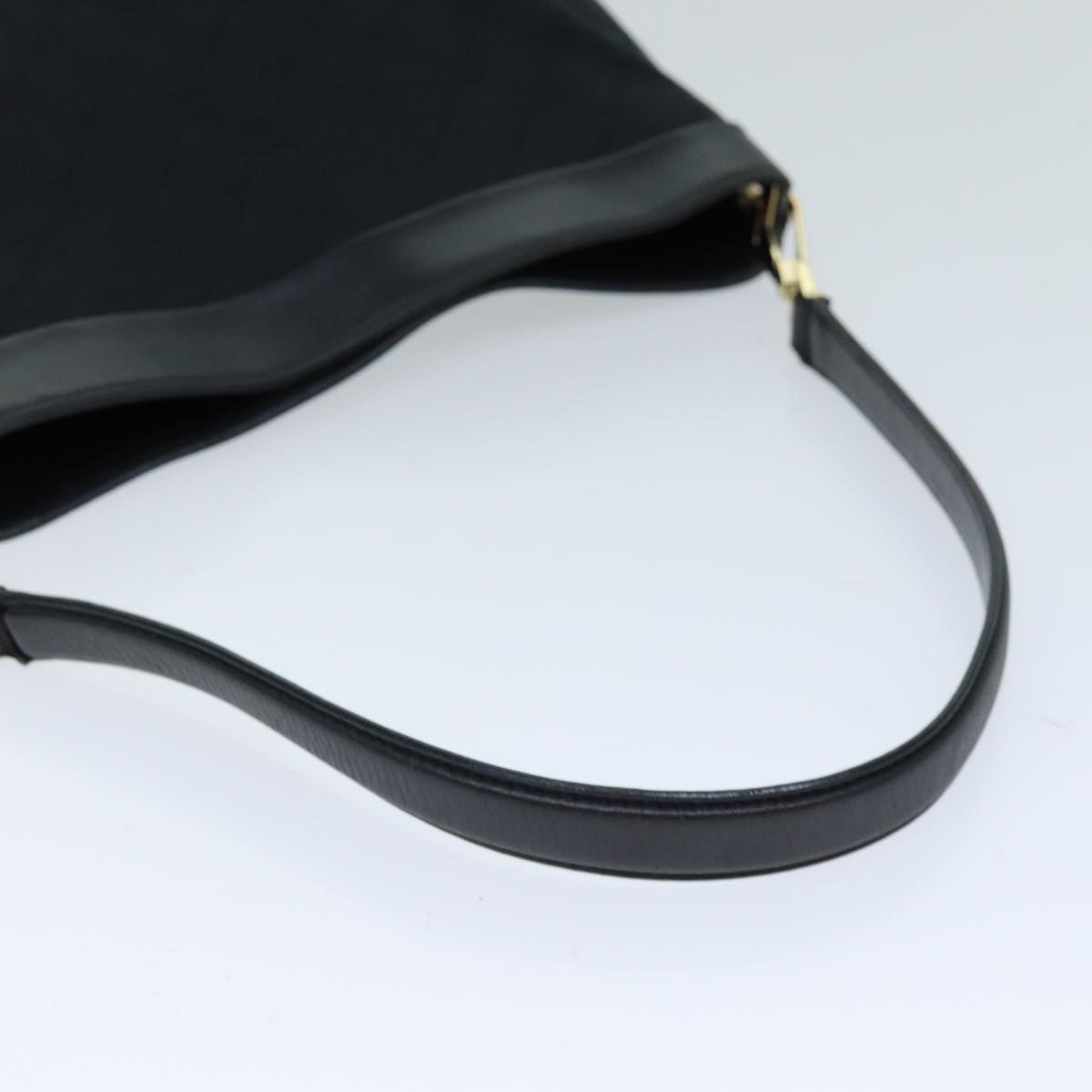 GUCCI GG Canvas Shoulder Bag Black 001 4231 Auth 75599