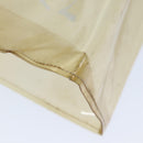 HERMES Vinyl Kelly Hand Bag Vinyl Clear Auth 75613-14