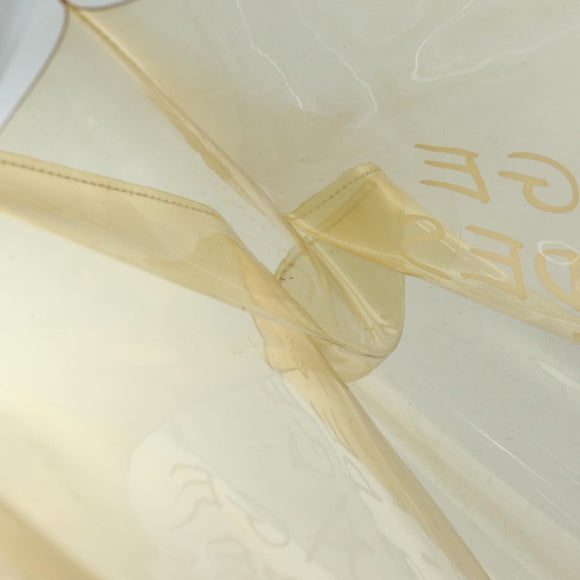 HERMES Vinyl Kelly Hand Bag Vinyl Clear Auth 75613