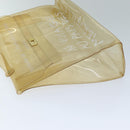 HERMES Vinyl Kelly Hand Bag Vinyl Clear Auth 75613-4