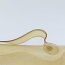 HERMES Vinyl Kelly Hand Bag Vinyl Clear Auth 75613-8