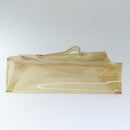 HERMES Vinyl Kelly Hand Bag Vinyl Clear Auth 75613-5