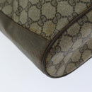 GUCCI Web Sherry Line GG Supreme Shoulder Bag Beige Red 41 02 034 Auth 75621-15