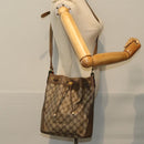 GUCCI Web Sherry Line GG Supreme Shoulder Bag Beige Red 41 02 034 Auth 75621-22