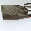 GUCCI Web Sherry Line GG Supreme Shoulder Bag Beige Red 41 02 034 Auth 75621-3